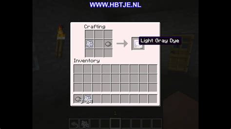 Crafting Your First Gray Dye A Step-by-Step Guide. . How to make light grey dye in minecraft
